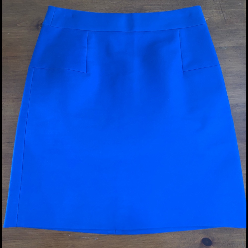 Stunning J Crew Cobalt Blue Pencil Skirt
